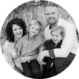 Kristy Skidmore with her family